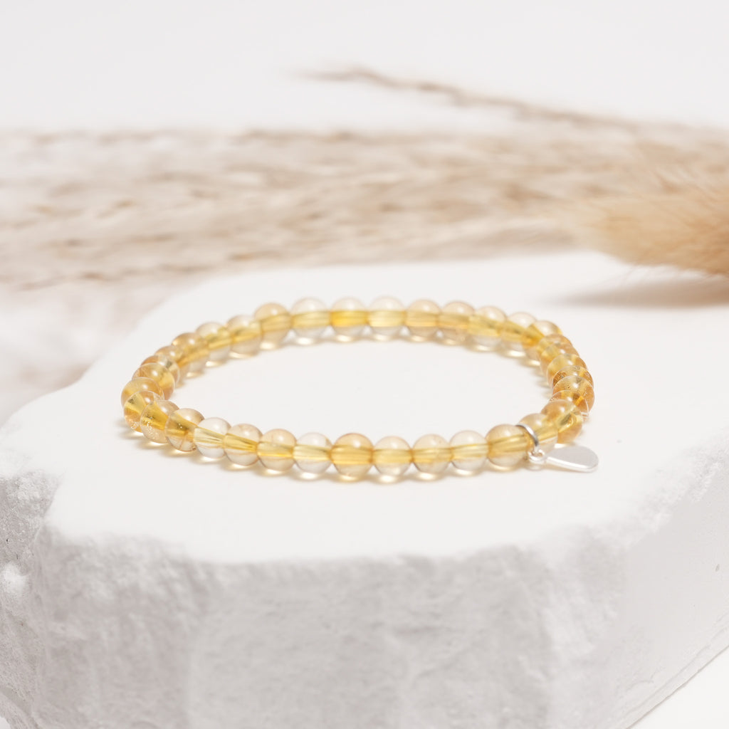 Genuine Citrine Gemstone Bracelet