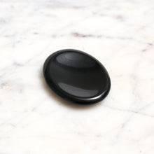 Load image into Gallery viewer, Genuine Black Obsidian Worry Stone