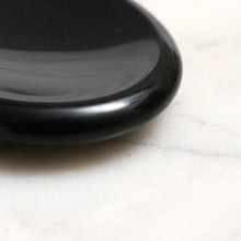 Load image into Gallery viewer, Genuine Black Obsidian Worry Stone