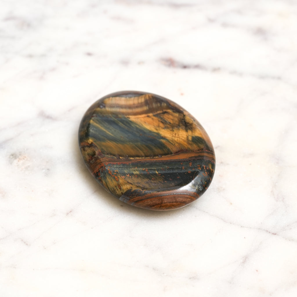 Genuine Tiger's Eye Worry Stone