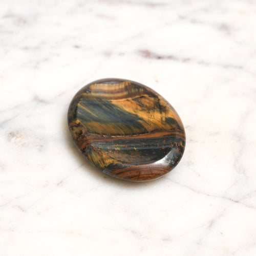 Genuine Tiger's Eye Worry Stone