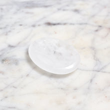 Load image into Gallery viewer, Genuine Clear Quartz Worry Stone