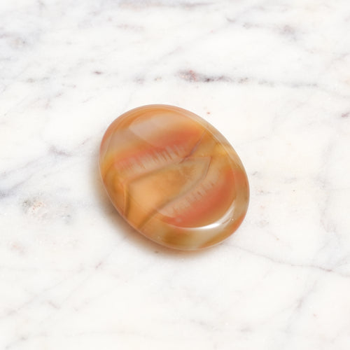 Genuine Agate Worry Stone
