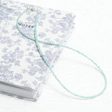 Load image into Gallery viewer, Genuine Amazonite Gemstone Beaded Necklace, Choker