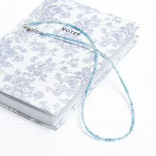 Load image into Gallery viewer, Genuine Apatite Gemstone Beaded Necklace, Choker