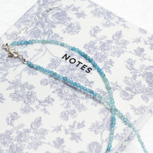 Load image into Gallery viewer, Genuine Apatite Gemstone Beaded Necklace, Choker