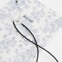 Load image into Gallery viewer, Genuine Black Agate Gemstone Beaded Necklace, Choker