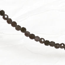 Load image into Gallery viewer, Genuine Black Obsidian Gemstone Beaded Necklace, Choker