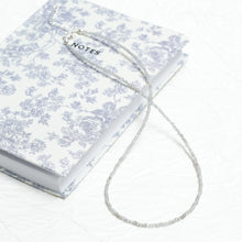 Load image into Gallery viewer, Genuine Grey Moonstone Gemstone Beaded Necklace, Choker