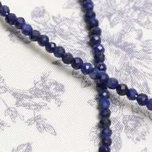 Load image into Gallery viewer, Genuine Lapis Lazuli Gemstone Beaded Necklace, Choker