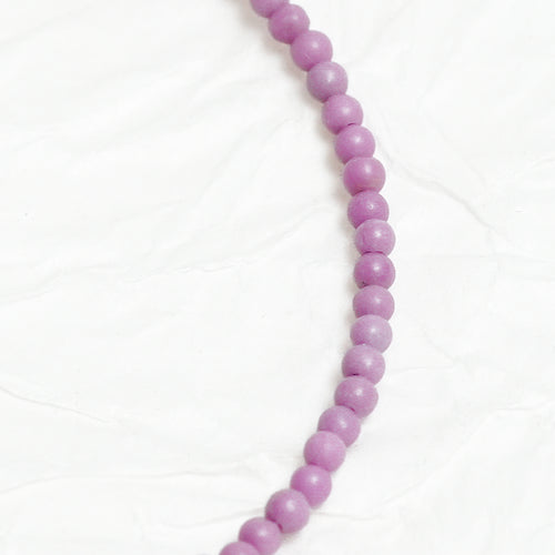 Genuine Lepidolite Gemstone Beaded Necklace, Choker