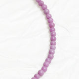 Genuine Lepidolite Gemstone Beaded Necklace, Choker
