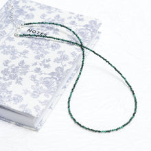 Load image into Gallery viewer, Genuine Malachite Gemstone Beaded Necklace, Choker
