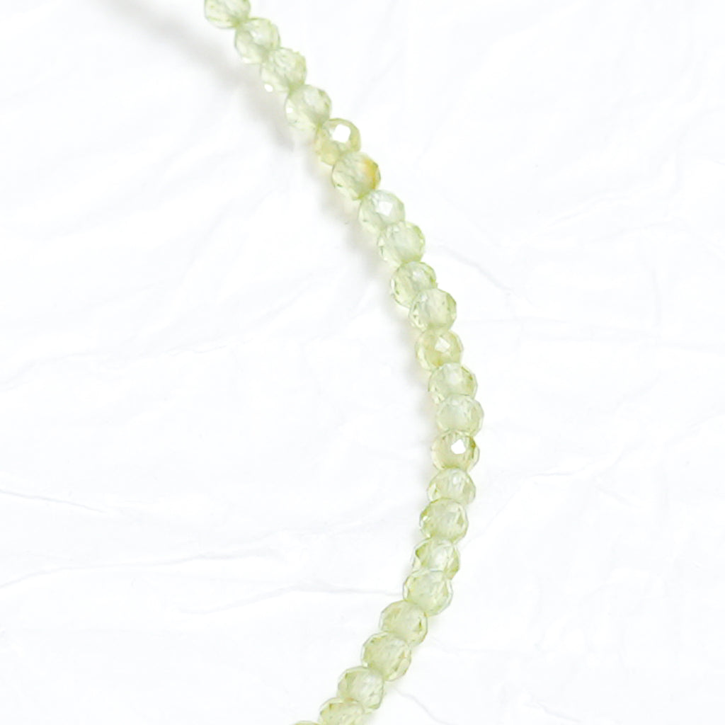 Genuine Peridot Gemstone Beaded Necklace, Choker