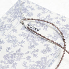 Load image into Gallery viewer, Genuine Smoky Quartz Gemstone Beaded Necklace, Choker