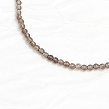 Load image into Gallery viewer, Genuine Smoky Quartz Gemstone Beaded Necklace, Choker