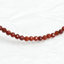 Load image into Gallery viewer, Genuine Southern Red Agate Gemstone Beaded Necklace, Choker