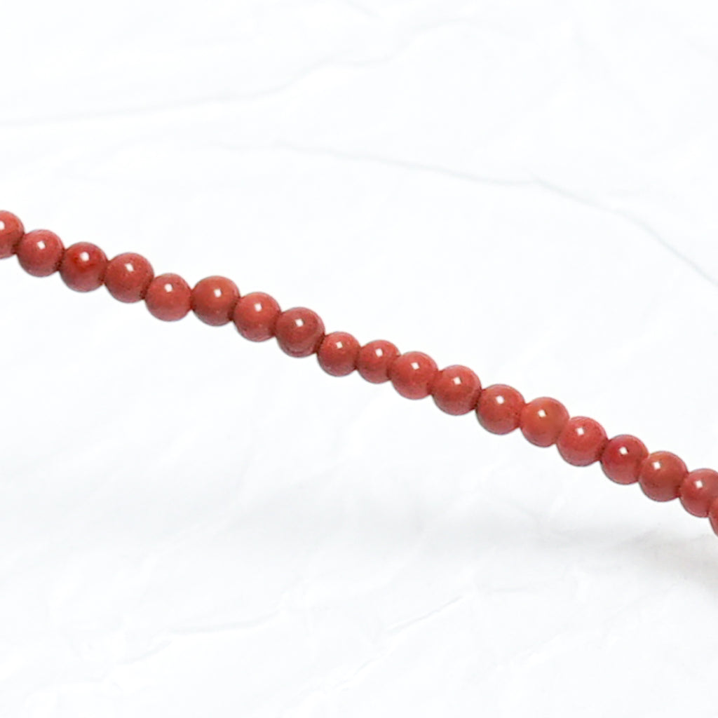 Genuine Southern Red Agate Gemstone Beaded Necklace, Choker