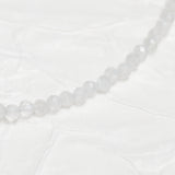 Genuine White Moonstone Gemstone Beaded Necklace, Choker