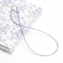 Load image into Gallery viewer, Genuine Tanzanite Gemstone Beaded Necklace, Choker