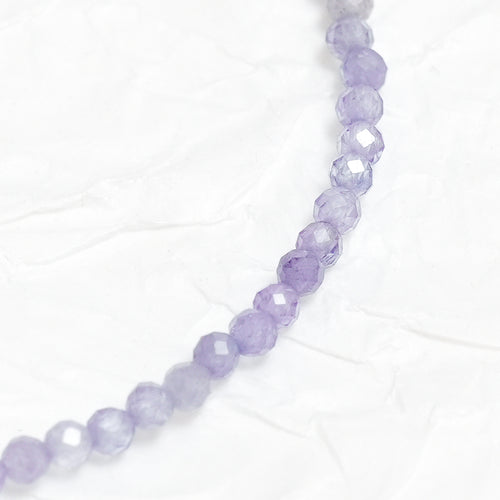 Genuine Tanzanite Gemstone Beaded Necklace, Choker