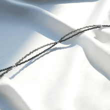 Load image into Gallery viewer, Genuine Black Spinel &amp; Black Obsidian Necklace