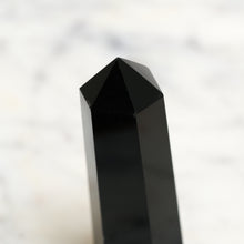 Load image into Gallery viewer, Genuine Black Obsidian Crystal Point