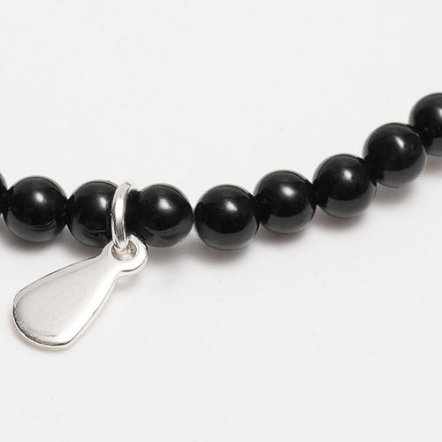 Genuine Black Tourmaline Gemstone Bracelet