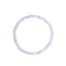 Load image into Gallery viewer, Genuine Blue Lace Agate Gemstone Bracelet