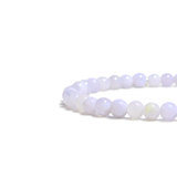 Genuine Blue Lace Agate Gemstone Bracelet