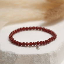 Load image into Gallery viewer, Genuine Carnelian Gemstone Bracelet