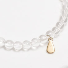 Load image into Gallery viewer, Genuine Clear Quartz Gemstone Bracelet