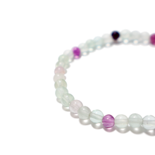 Load image into Gallery viewer, Genuine Rainbow Fluorite Gemstone Bracelet