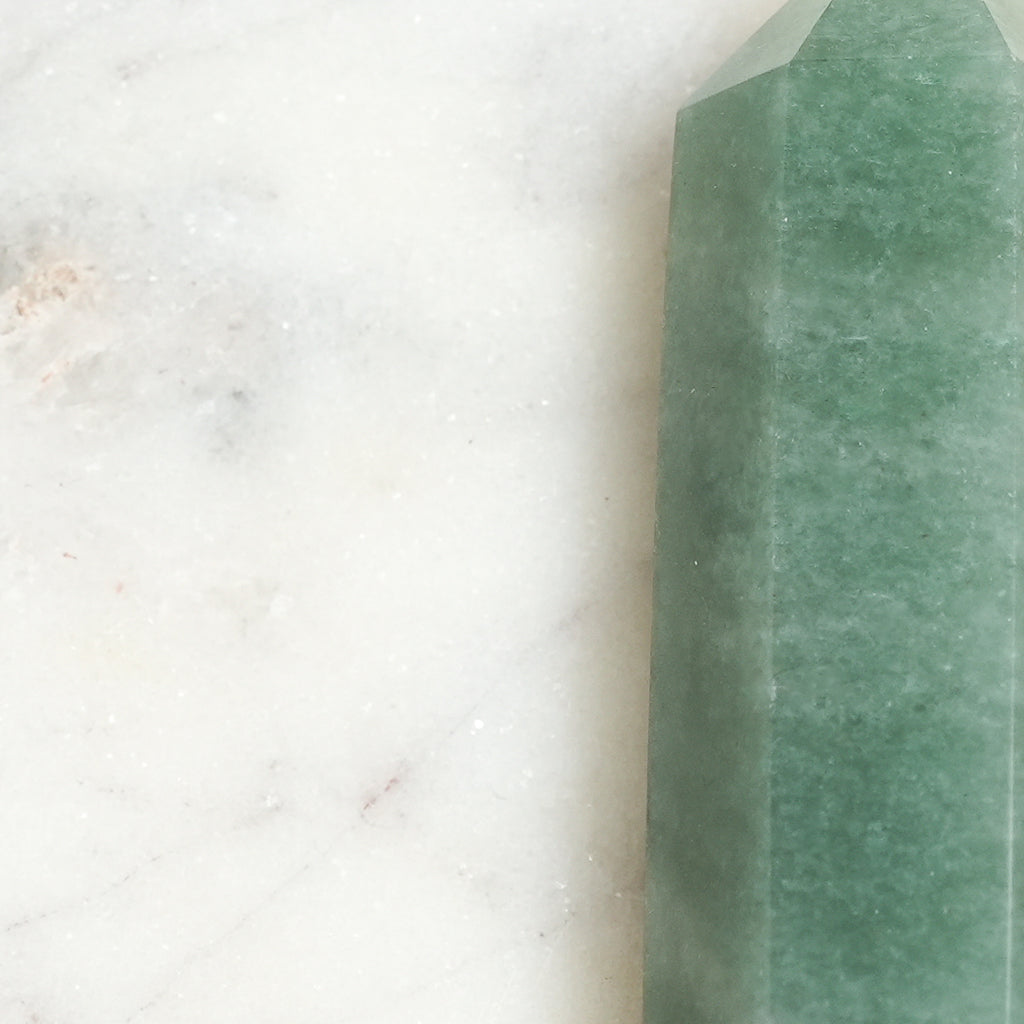 Genuine Green Aventurine Crystal Point