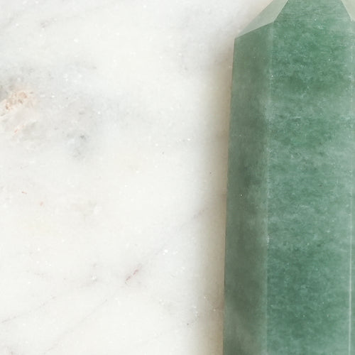 Genuine Green Aventurine Crystal Point