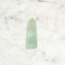 Load image into Gallery viewer, Genuine Green Fluorite Crystal Point