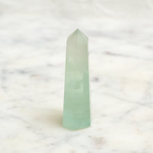 Load image into Gallery viewer, Genuine Green Fluorite Crystal Point
