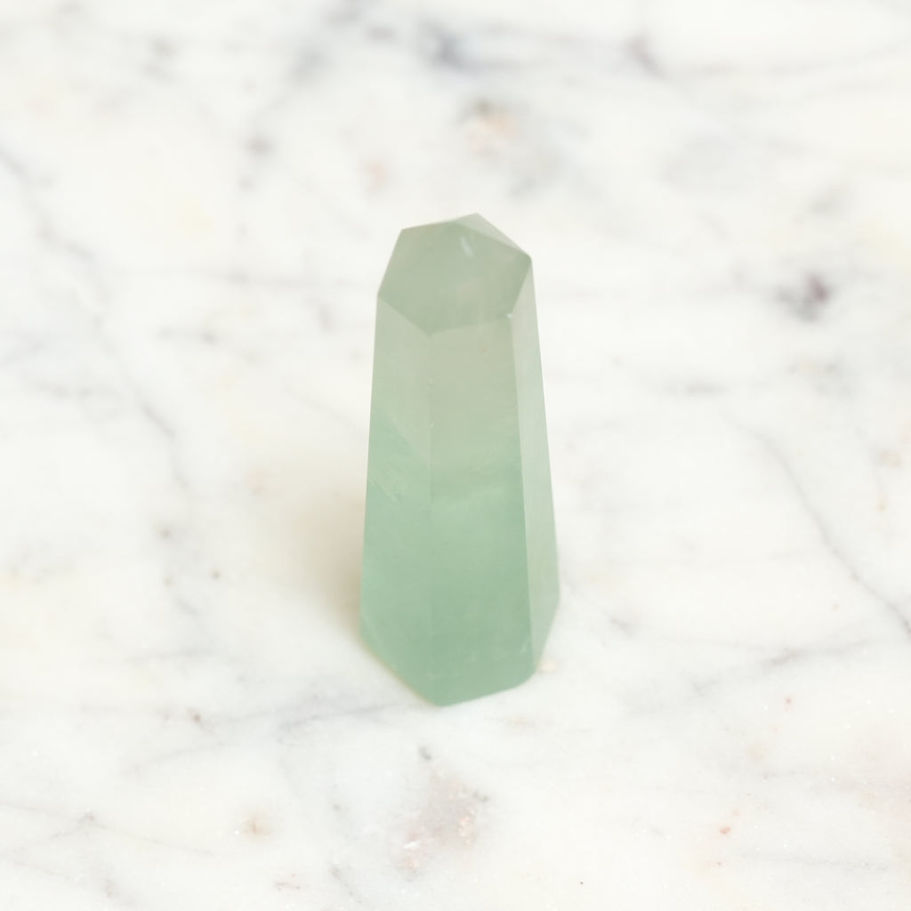 Genuine Green Fluorite Crystal Point