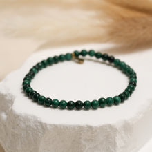 Load image into Gallery viewer, Genuine Malachite Gemstone Bracelet