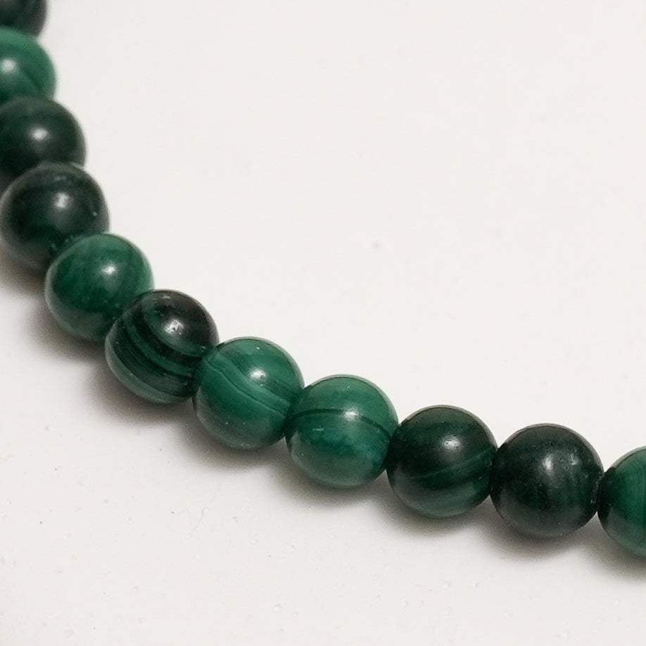 Genuine Malachite Gemstone Bracelet