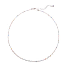 Load image into Gallery viewer, Genuine Morganite Gemstone Necklace, Choker