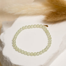 Load image into Gallery viewer, Genuine Prehnite Gemstone Bracelet