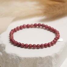 Load image into Gallery viewer, Genuine Rhodonite Gemstone Bracelet