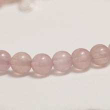 Load image into Gallery viewer, Genuine Madagascar Rose Quartz Gemstone Bracelet