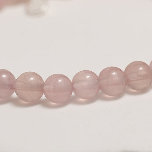 Genuine Madagascar Rose Quartz Gemstone Bracelet