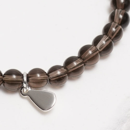 Genuine Smoky Quartz Gemstone Bracelet