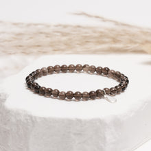 Load image into Gallery viewer, Genuine Smoky Quartz Gemstone Bracelet