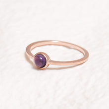 Load image into Gallery viewer, Sterling Silver Amethyst Crystal Ring