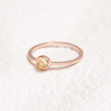 Load image into Gallery viewer, Sterling Silver Citrine Crystal Ring