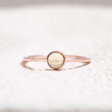 Load image into Gallery viewer, Sterling Silver Citrine Crystal Ring